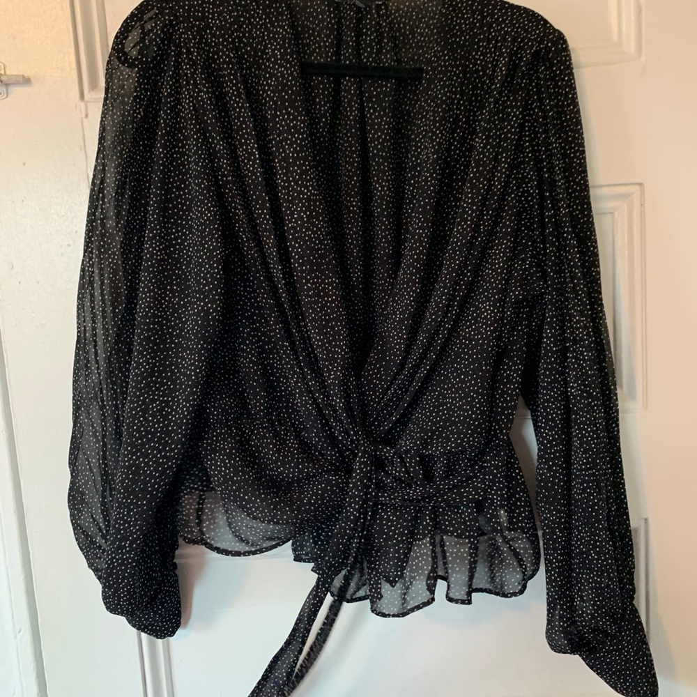 XL Express Polka Blouse